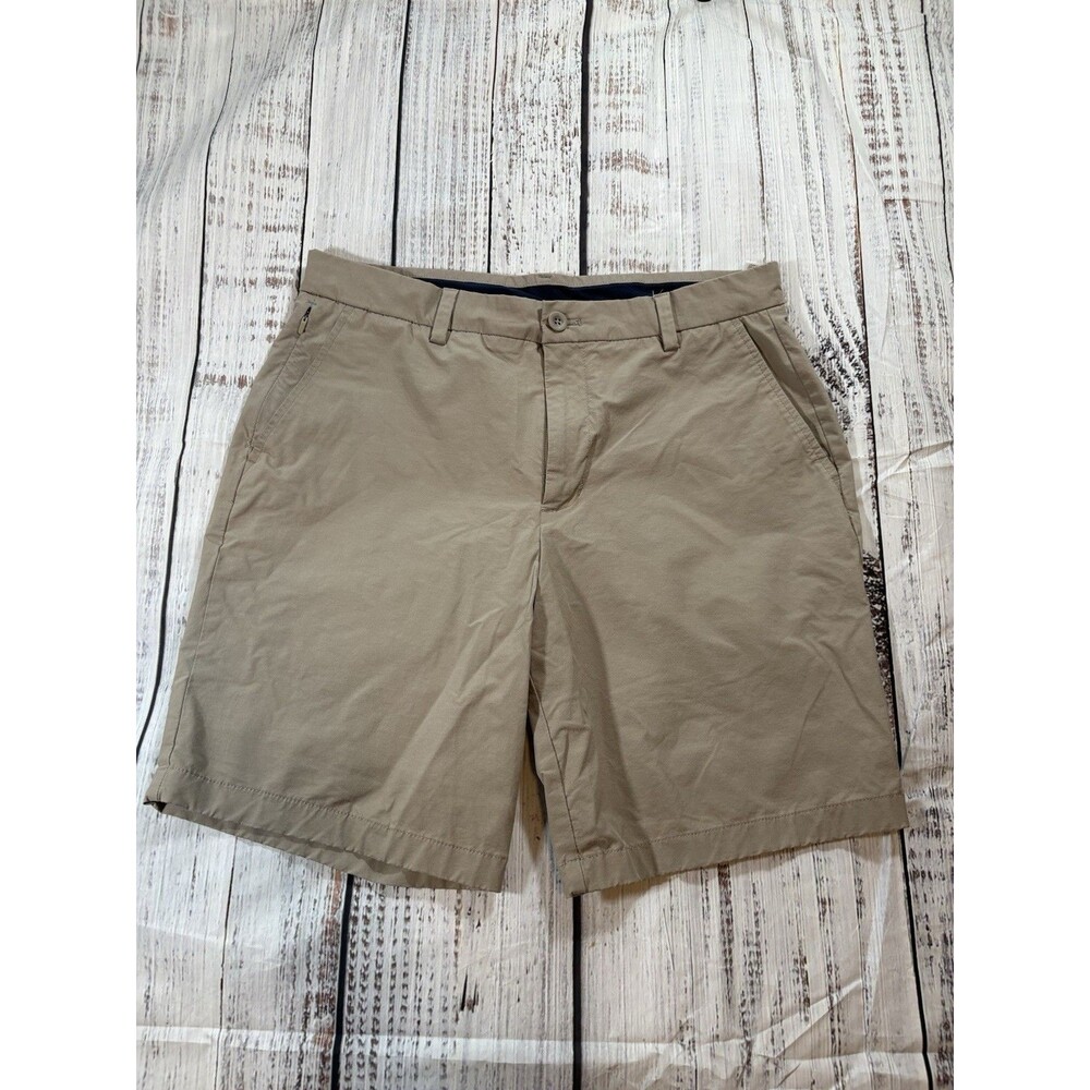 Vineyard Vines Shorts Mens 32 Khaki On The Go OTG Chino Golf Casual Performance